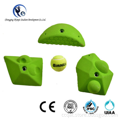 Detachable solid quality resin bouldering stone with free bolts and screws